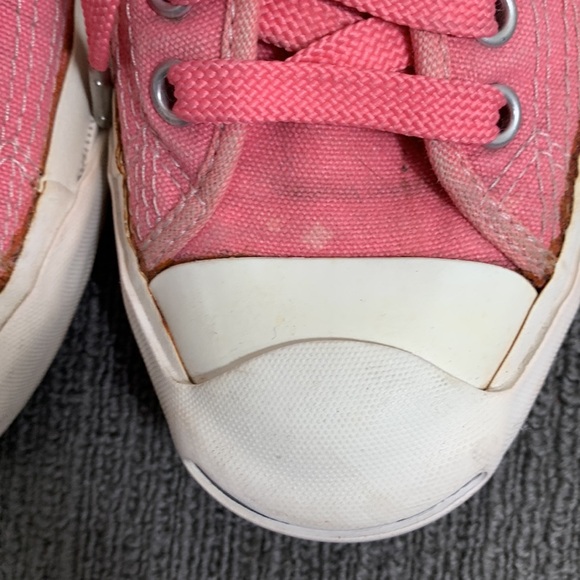 Converse Jack Purcell Low Ox Sneakers Womens Size 6 Pink Canvas Low tops 5Q697 - Picture 5 of 13